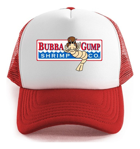 Gorra Roja Trucker - Bubba Gump - Unisex - Forrest Gump 