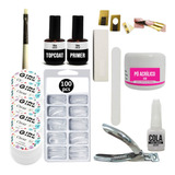 Kit Para Gel Uv Acrigel Rafas Unhas Reposição