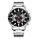 Reloj De Pulsera Curren 8363 Man Quartz Minute Para Hombre