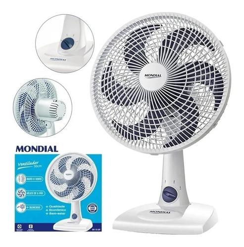 Ventilador Mesa E Parede Mondial 30cm 6pas 110v 