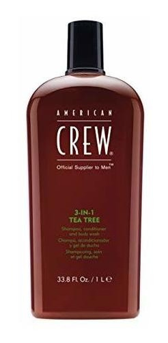 American Crew 3-en-1 Champú Acondicionador Y Bodywash, Árbol