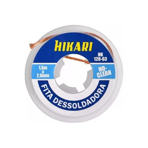 Fita Malha Dessolda Hk120 Hikari - 2.0 / 2.5 / 3.0 Mm Soldar