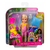 Muñeca Barbie Chelsea Campamento Con Accesorios 