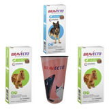 Combo Bravecto Antipulga Carrapato, 2-10a20kg / 1-20a40kg