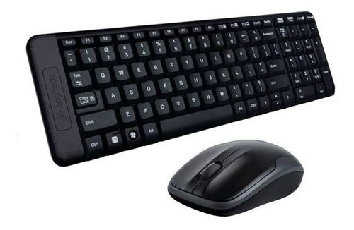 Teclado+mouse Logitech Mk220 Wifi Preto - 920-004431