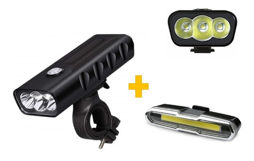 Linterna Bicicleta Luz Usb Recargable Larga Duración Origina