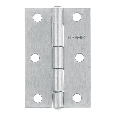 Caja 10 Bisagra Rectangular 2-1\u002F2  Acero Pulido Hermex 43188 | MercadoLibre