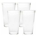 Vasos De Plastico Policarbonato 1 Litro /33.8oz Uso Rudo 4pz