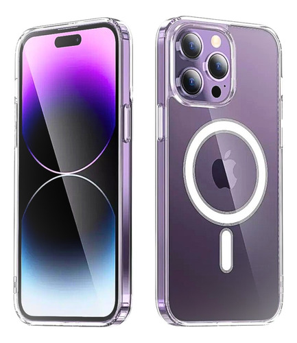 Funda Case Transparente Magnetica Compatible iPhone 15 