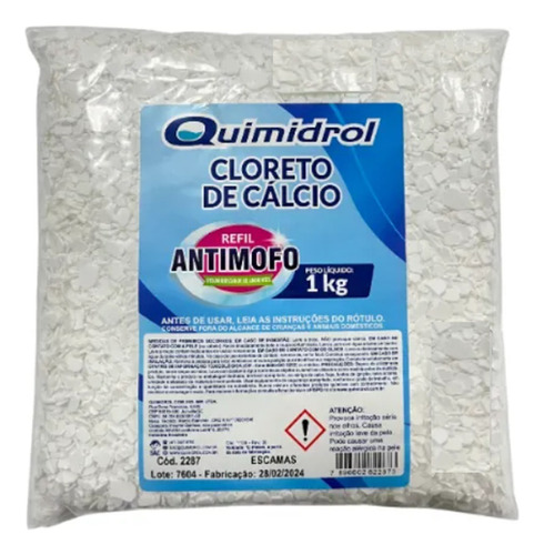 Cloreto De Calcio - 1 Kg Anti Mofo - Escamas