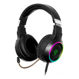 Auricular Gamer Usb 7.1 Pc Vsg Shake Negro Rgb