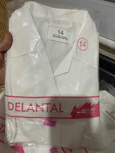 Delantal Escolar Blanco (dama)boulevard Girl