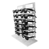 Expositor Torre Para 12 Óculos C/ Espelhos Ep12 Transparente