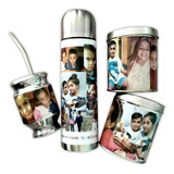 Equipo Matero Personalizado, Termo 500 Ml Acero Con Fotos.