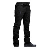 Pantalones Tipo L Para Hombre, Pantalones Cargo Con Múltiple