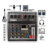 Mezcladora De Audio Steelpro Mix3.1 Pro Pasiva 3 Canales Xlr