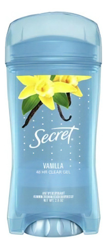 Desodorante Secret Vanilla Clear Gel 76g