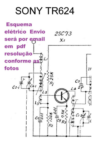 Esquema Eletrico Radinho Sony Tr624 Tr 624 Em Pdf