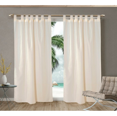 Cortinas De Tela Para Living Piezas Puertas Largas 280x200