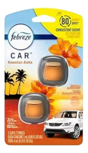 Febreze Aromatizante Auto 15 Paquetes 2 Pz C/u Hawaiian