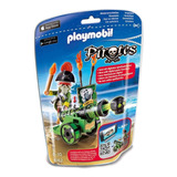 Playmobil 6162 Cañon Interactivo Verde C/ Cap. Pirata Intek