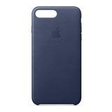 Capa Para iPhone 8 Plus / 7 Plus, Azul, Couro - Apple