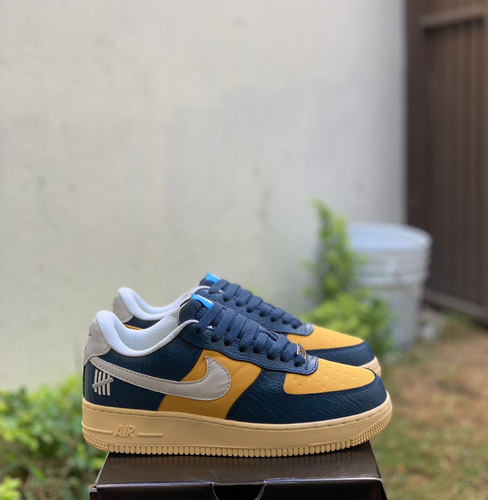Nike Air Force 1 Low Sp Undefeated 5 On It Blue Yellow 7.5mx