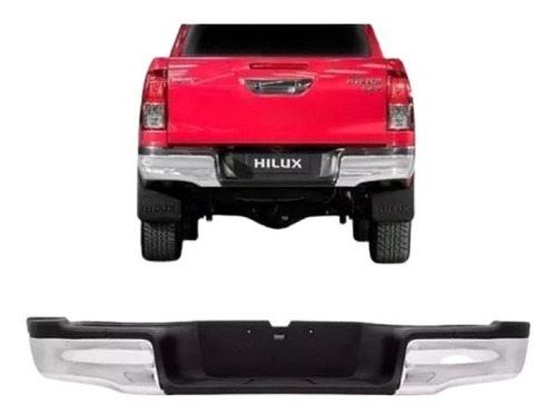 Paragolpe Trasero Toyota Hilux 2016-2020 Cromado