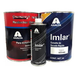 Kit Axalta Negro Esmalte Sr 4lt, Catalizador Y Reductor