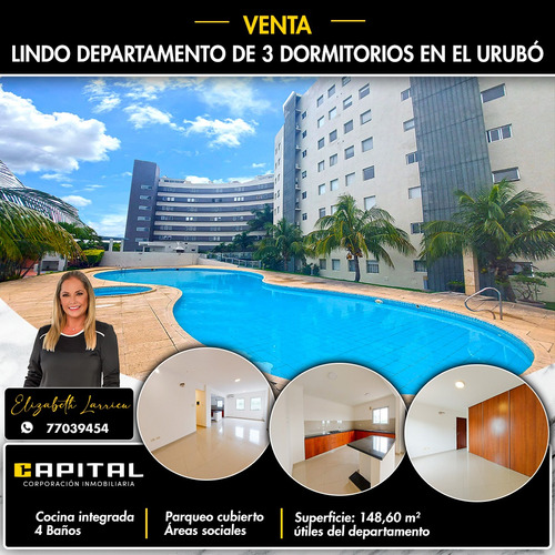 Departamento En Venta Zona Urubo En El Condominio Vista Urubo 360