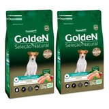 Kit 2 Ração Golden Sel. Natural Cão Adulto Raça Pequena 1 Kg