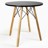 Mesa Bar Bistro Redonda Tampo 70cm Charles Eames Eiffel