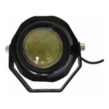 Par Faros Led Proyector Lupa Luz Blanca 15w