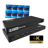 Splitter Hdmi 1x8 Salidas 1080p 2k4k Amplificador C/fuente