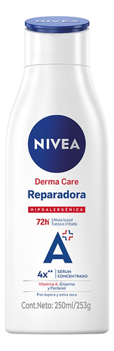 Crema Corporal Nivea Derma Care Reparadora 250 Ml