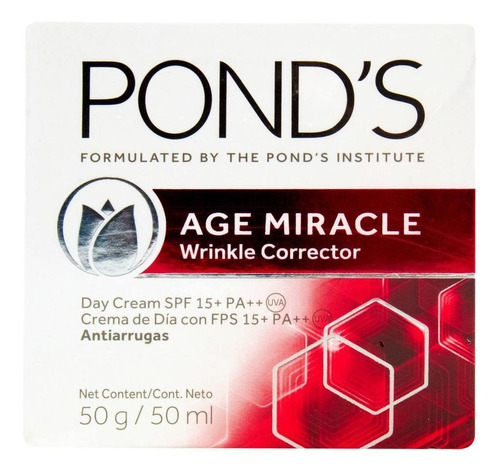 Crema Ponds Age Miracle Wrinkle Fps 15pote X 50 Grs