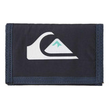 Cartera Quiksilver Hombre Negro Everydaily Aqyaa03229bsg0 Color Azul Blanco