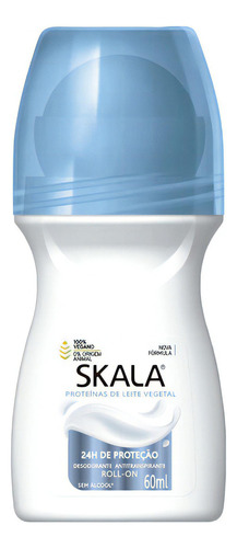 Desodorante Proteínas De Leite Vegetal 60ml - Skala Fragancia Natural