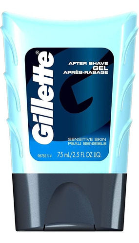 Gel E Loção Pós-barba Gillette Sensitive Skin 75ml Importado