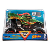 Toy Monster Truck Monster Jam Dragon Oficial A Escala 1:24