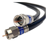 Cable Coaxial 50 Metros Rg6 Armado