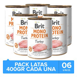 Brit Care Mono Protein Pavo Pack 6 Unidades