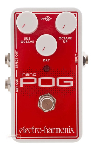 Pedal Ehx Nano Pog Polyphonic Octave C/ Nota Fiscal