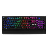 Teclado Mecânico Rgb Switch Red Evus Tc-08b Blackout