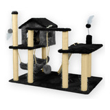 Playground Arranhador Gatos Toca Brinquedo Poste Sisal Gato