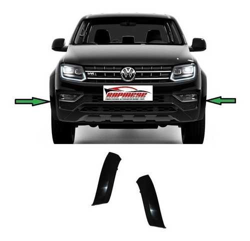 Fender Moldura Paragolpe Delantero Vw Amarok 2017/22 El Par