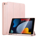 Funda iPad Moko 10.2 9a/8a/7a Gen Delgada+ligera/rose Gold
