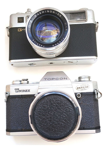 Câmera Fotográfica - Yashica  E Topcon  ( Decorativas ) -kit