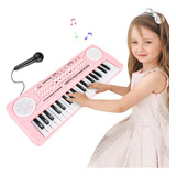 M Sanmersen Teclado Piano Para Niños 37 Teclas Música Piano 