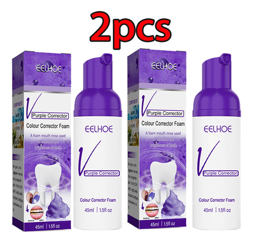 2 Peças De Creme Dental Branqueador V34 Repara Dentes E Melh